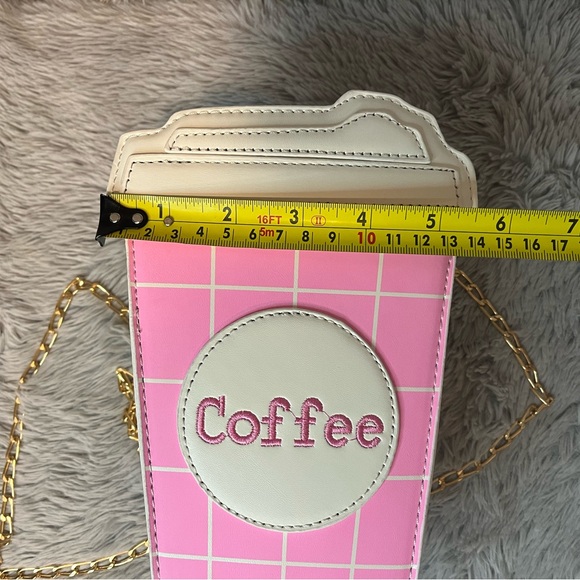 Pink Coffee Crossbody Bag - Picture 9 of 10